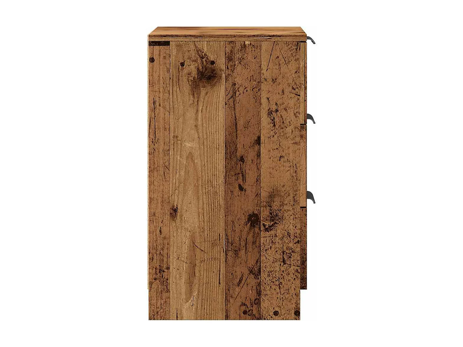 Nachttische 2 Stk. Altholz-Optik 40x36x65 cm Holzwerkstoff