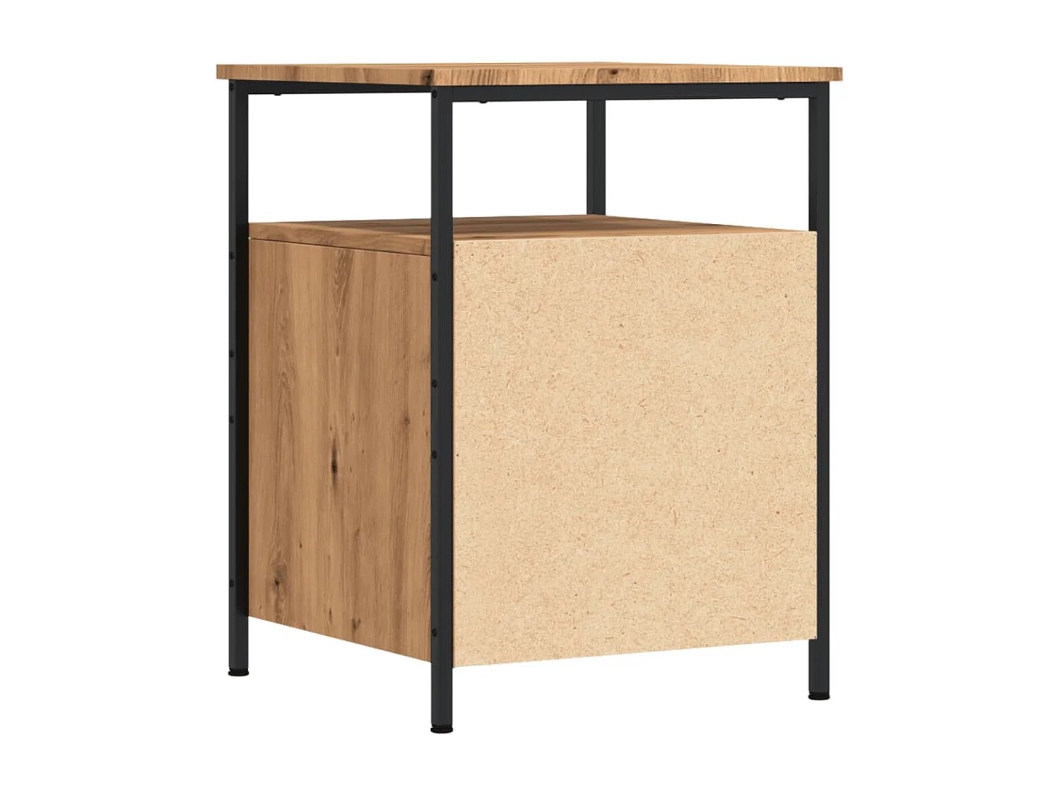 Nachttische 2 Stk. Artisan-Eiche 44x45x60 cm Holzwerkstoff