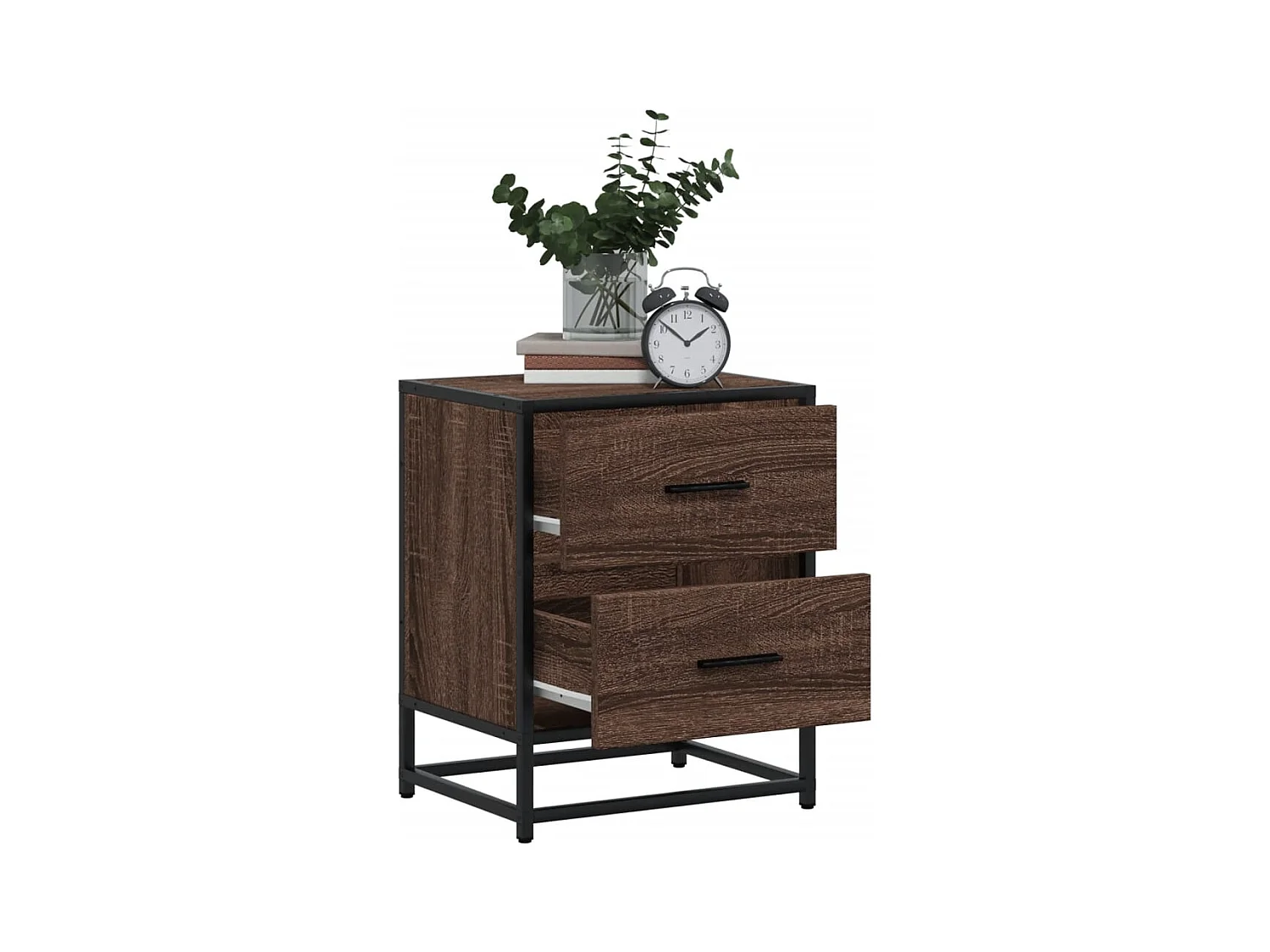 Tables de chevet 2 pcs chêne marron 40x31x50 cm bois ingénierie