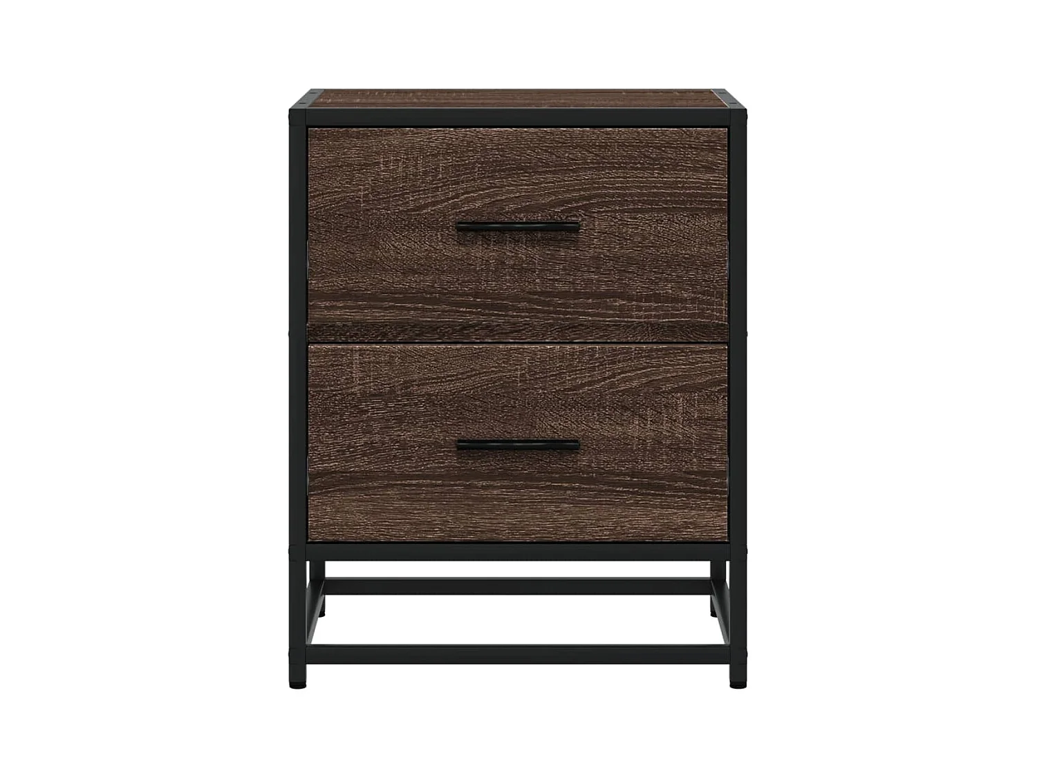 Tables de chevet 2 pcs chêne marron 40x31x50 cm bois ingénierie