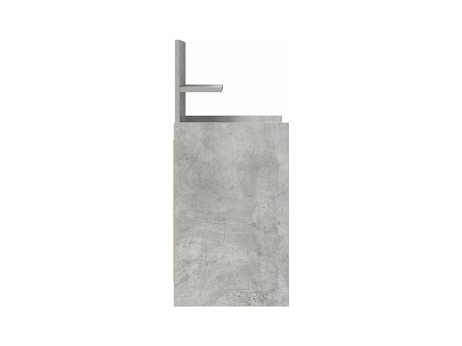 Tables de chevet avec 2 tiroirs 2 pcs gris béton 38x34x80 cm