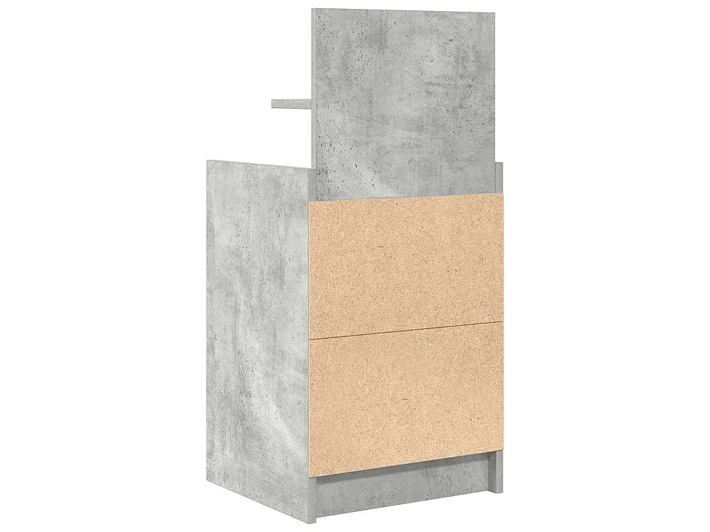 Mesas de cabeceira com 2 gavetas 2 pcs 38x34x80 cm