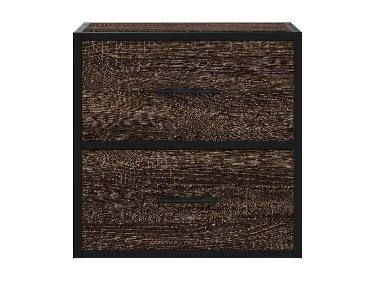 Tables de chevet murales 2 pcs chêne marron 40x31x39,5 cm