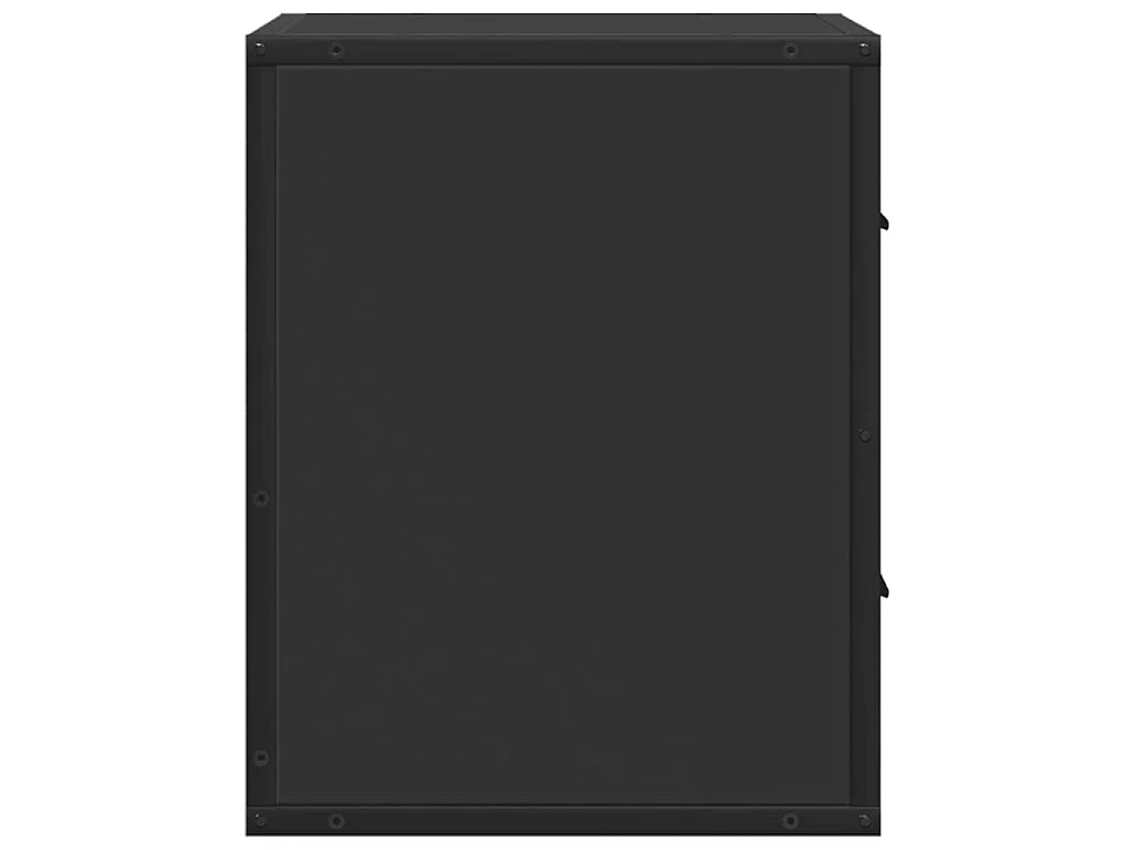 Comodino a Muro Nero 40x31x39,5 cm