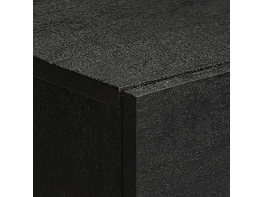 Nachttisch Schwarz 50x33x60 cm Holzwerkstoff