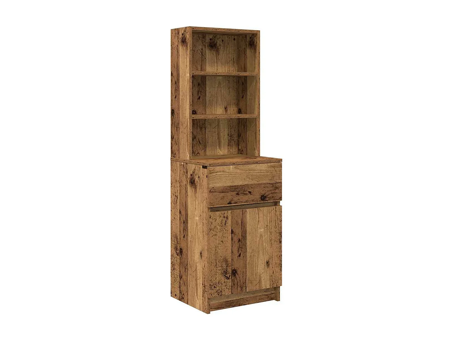 Nachttisch Altholz-Optik 39x35x125 cm Holzwerkstoff