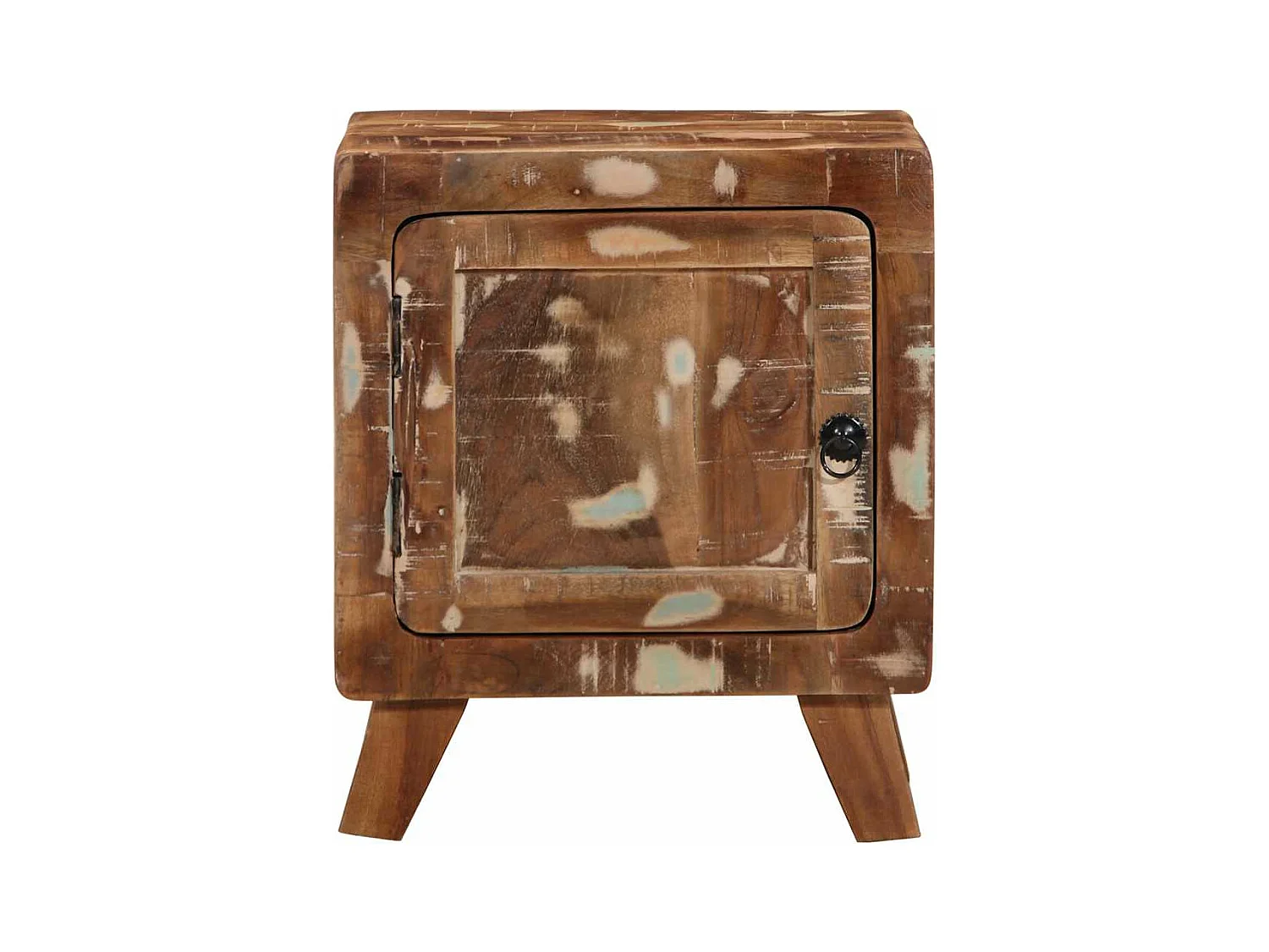 Table de chevet 2 pcs 40x32x46 cm bois massif de récupération