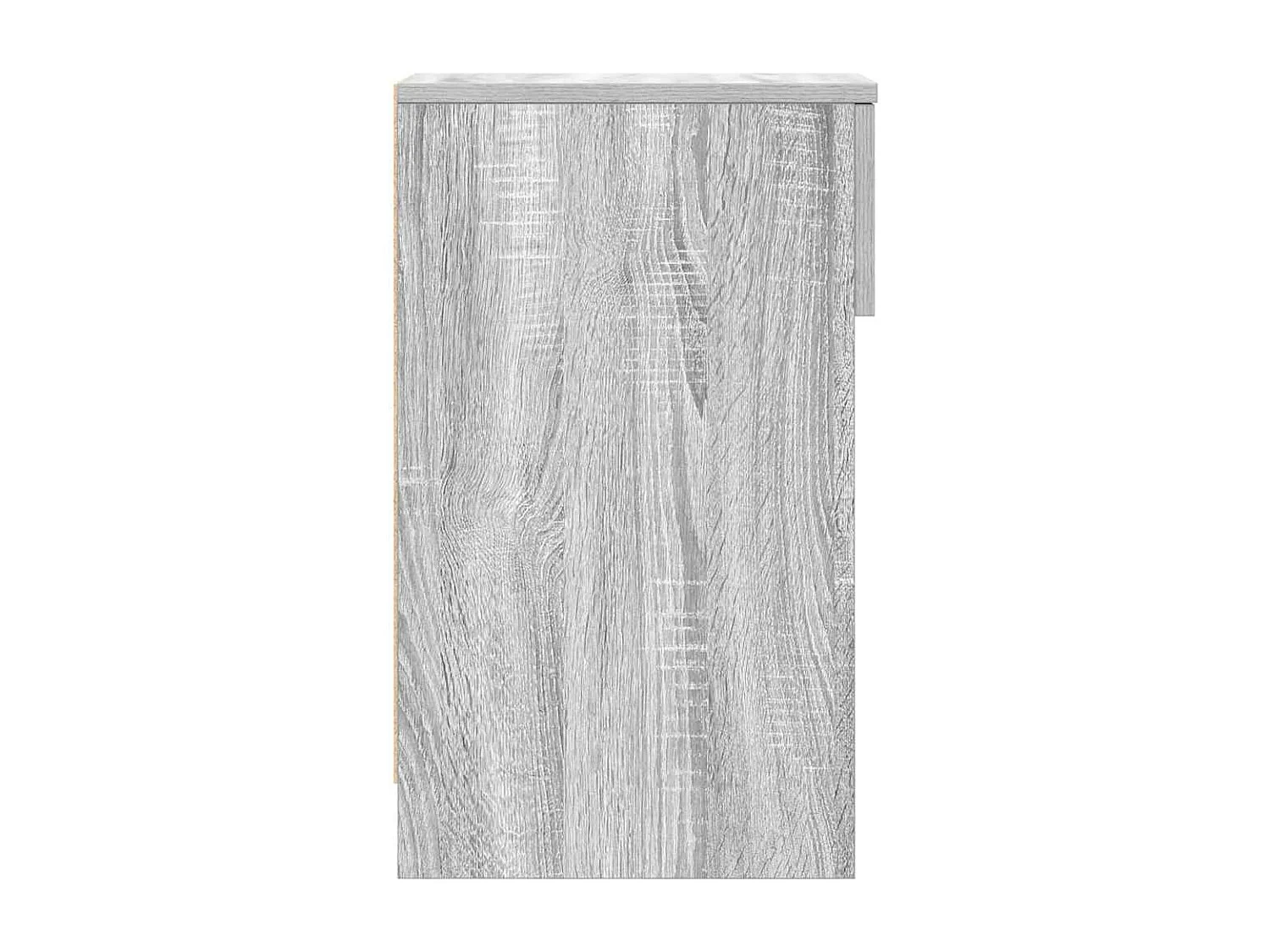 Nachttische mit Schublade 2 Stk. Grau Sonoma 20x36x60 cm