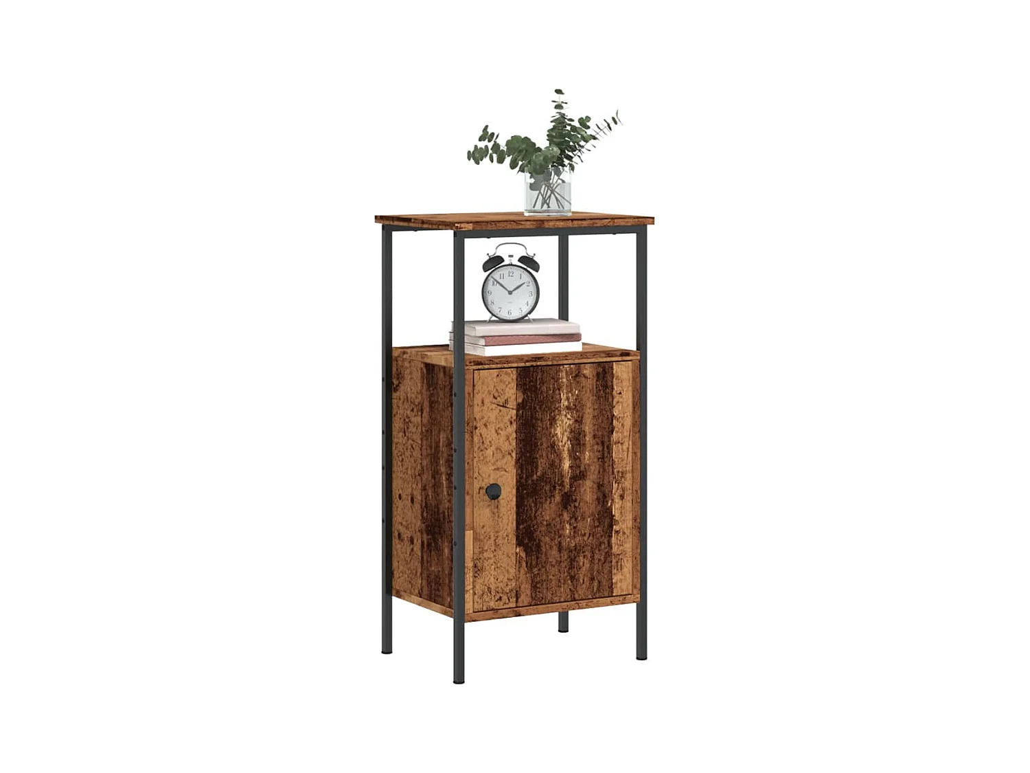 Nachttisch Altholz-Optik 41x31x80 cm Holzwerkstoff
