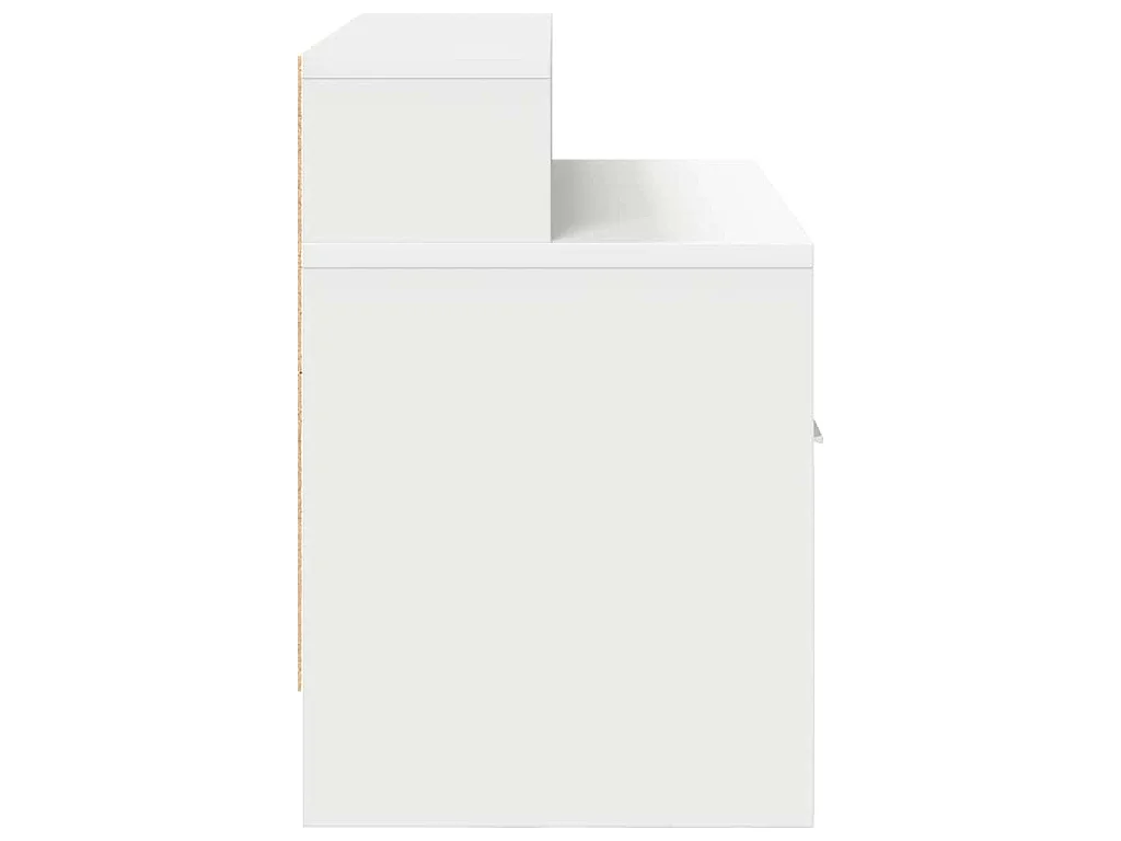 Table de chevet avec tiroir 2 pcs blanc 51x31x47 cm