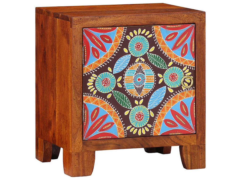 Nachtkastje 2 st 40x30x45 cm massief acaciahout