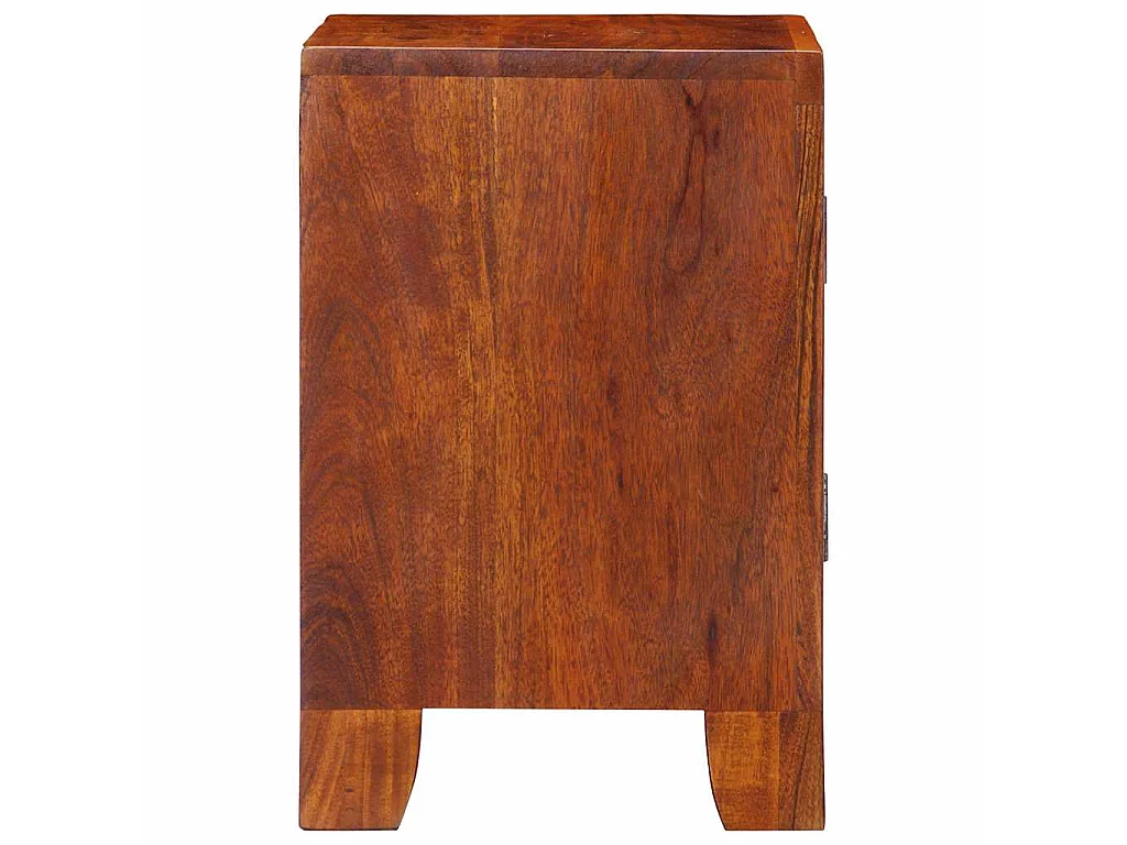 Nachtkastje 2 st 40x30x45 cm massief acaciahout
