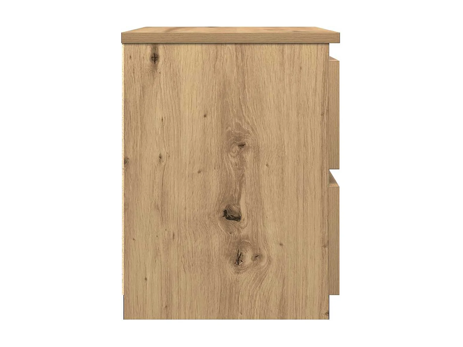 Tables de chevet 2 pcs chêne artisanal bois d'ingénierie