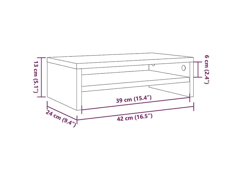 Tables de chevet 2 pcs chêne artisanal bois d'ingénierie