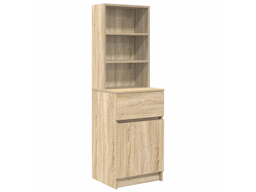 Nachttisch Sonoma-Eiche 39x35x125 cm Holzwerkstoff