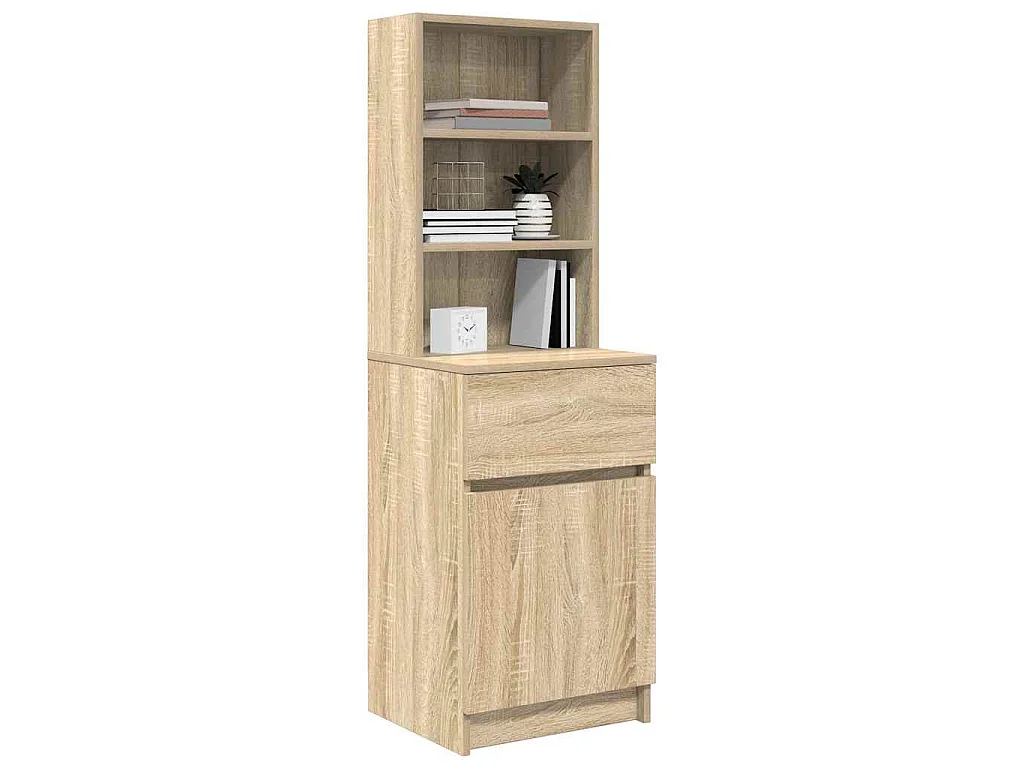Nachttisch Sonoma-Eiche 39x35x125 cm Holzwerkstoff