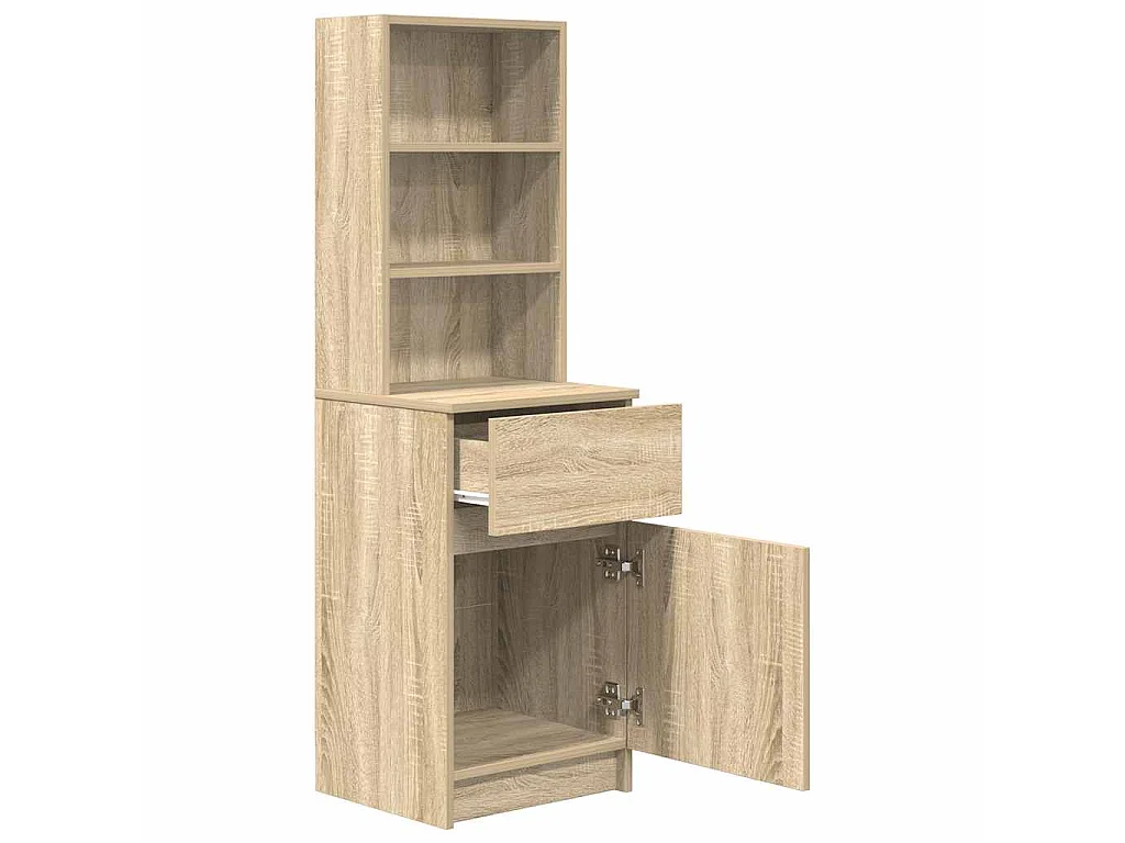 Nachttisch Sonoma-Eiche 39x35x125 cm Holzwerkstoff