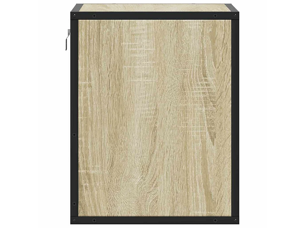 Mesas de cabeceira de parede 2 pcs 40x31x39,5cm carvalho sonoma