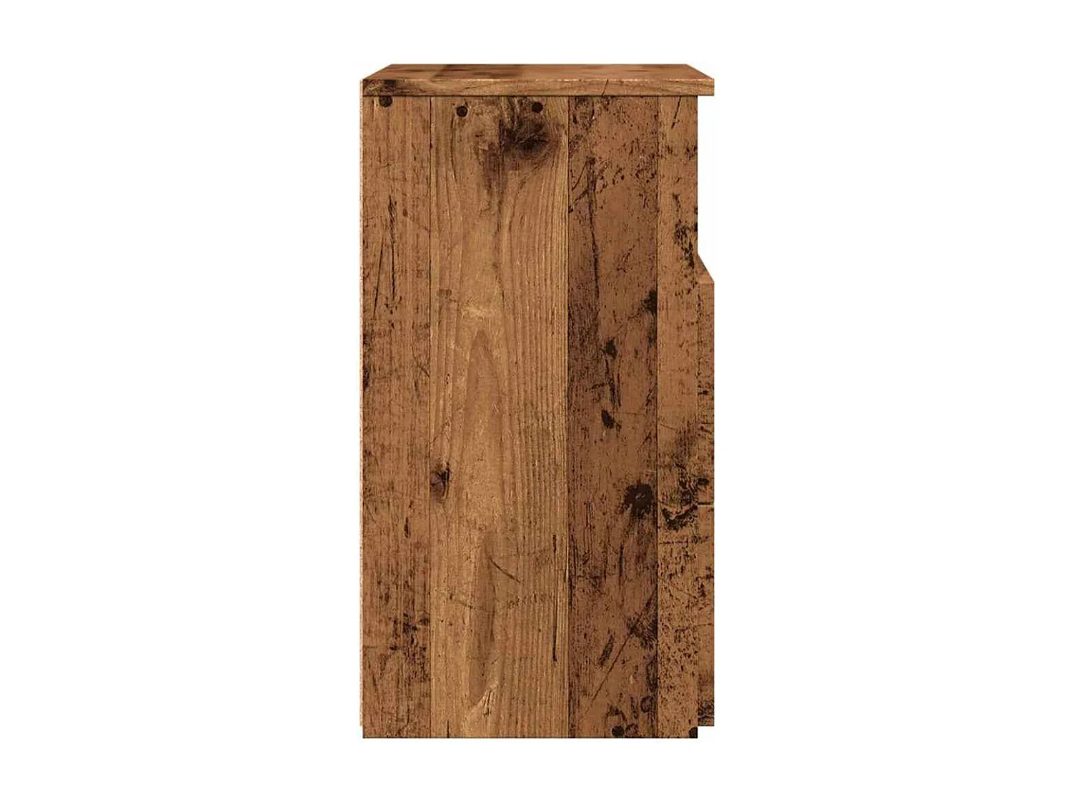 Tables de chevet 2 pcs vieux bois 50x32x60 cm bois d'ingénierie