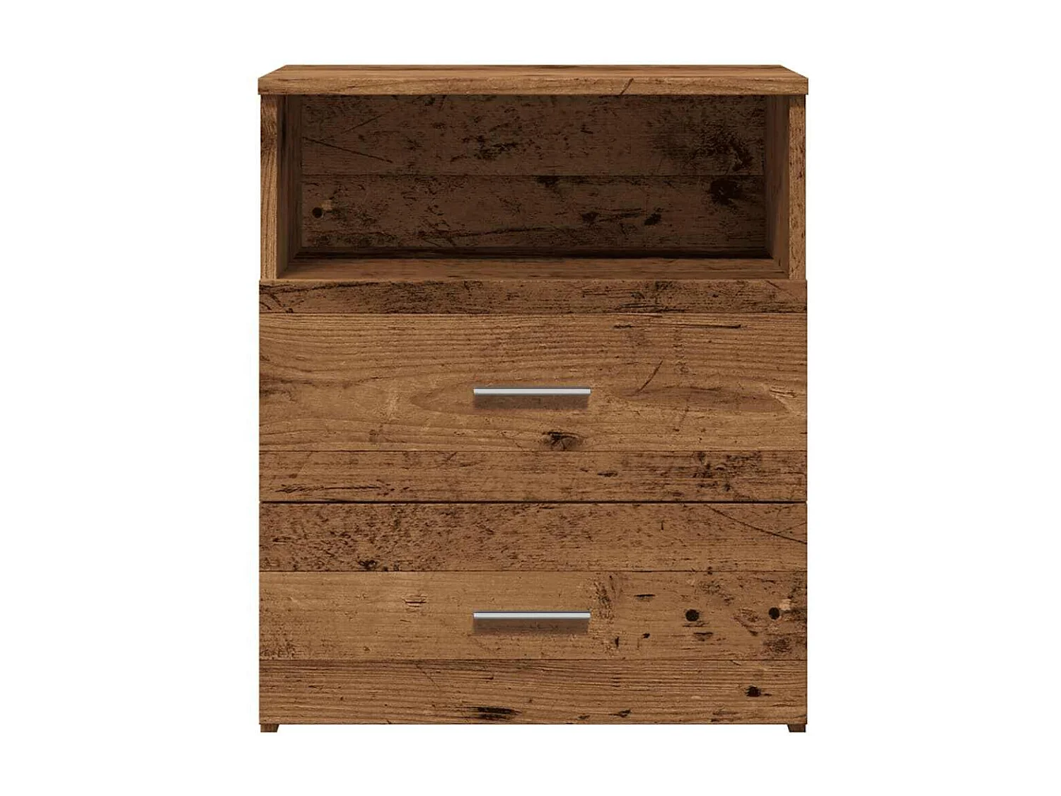 Nachttische 2 Stk. Altholz-Optik 50x32x60 cm Holzwerkstoff