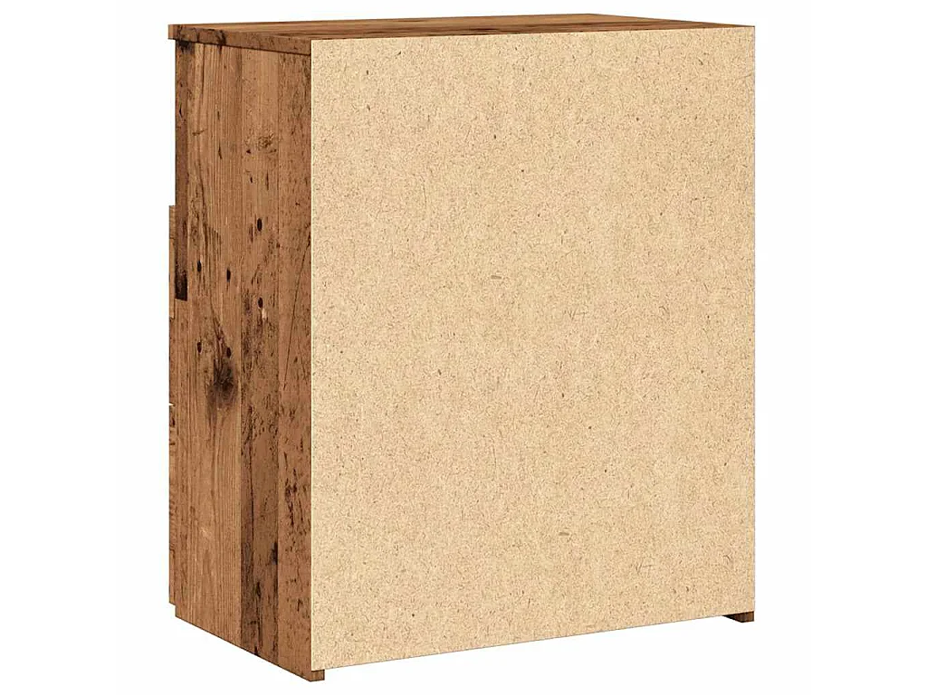 Nachtkastjes 2 st 50x32x60 cm bewerkt hout oud houtkleurig