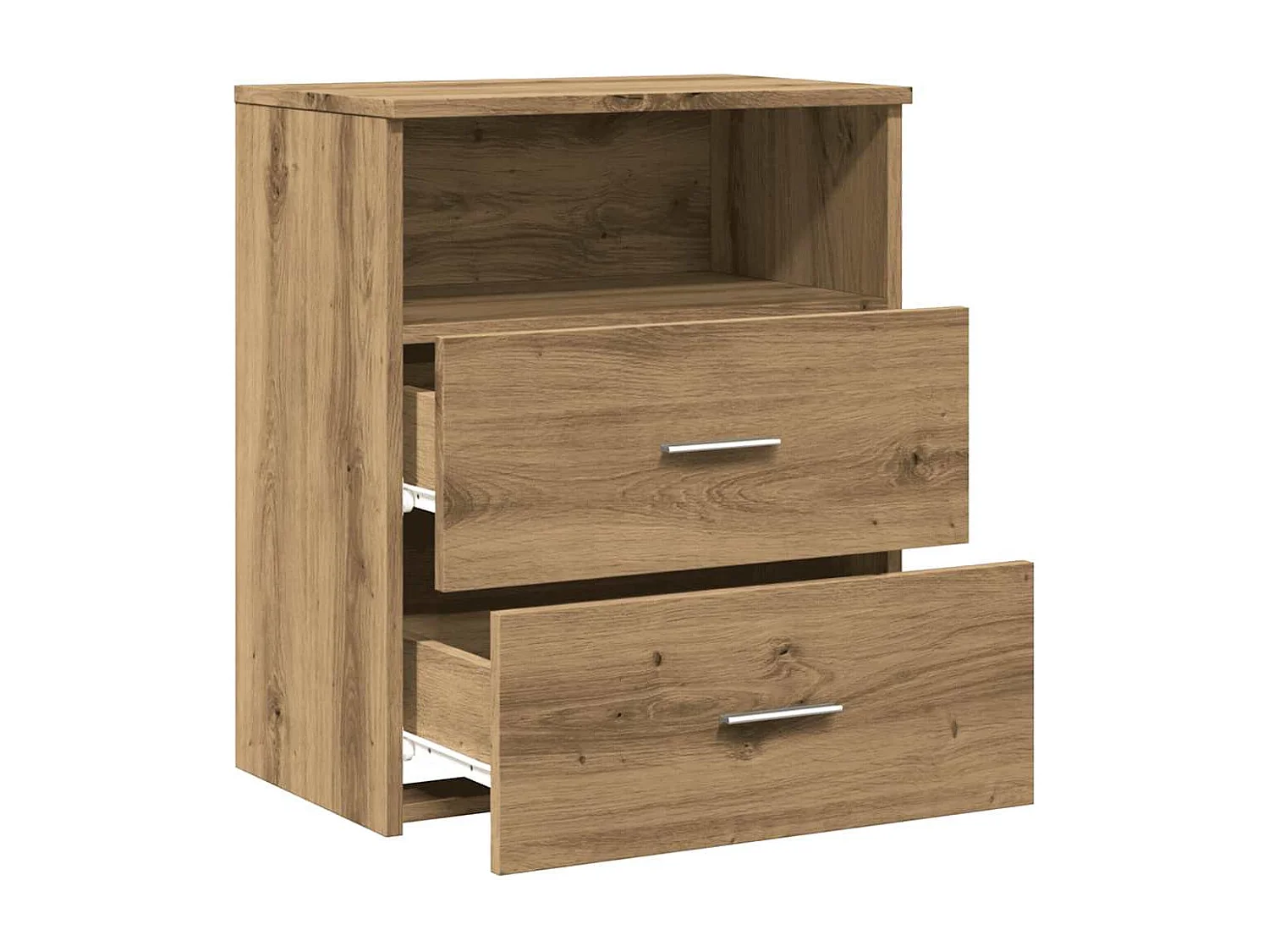 Nachttische 2 Stk. Artisan-Eiche 50x32x60 cm Holzwerkstoff