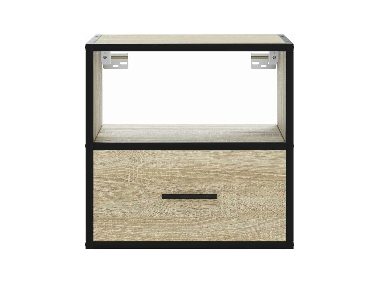 Tables de chevet murales 2 pcs chêne sonoma 40x31x39,5 cm