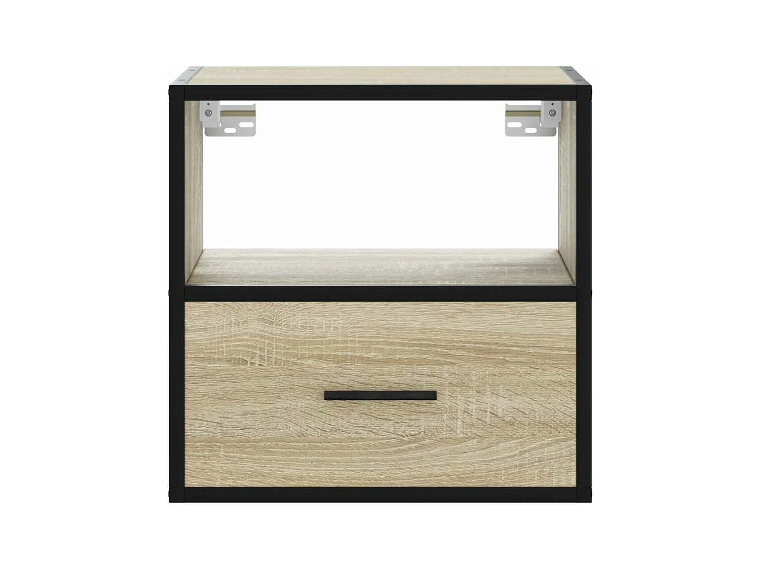 Tables de chevet murales 2 pcs chêne sonoma 40x31x39,5 cm