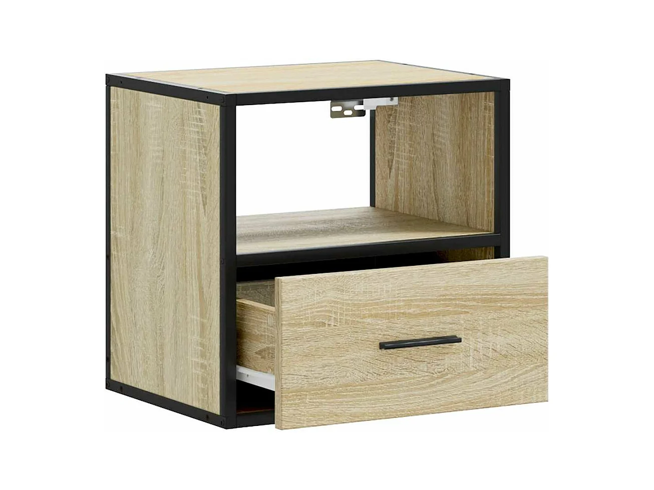 Tables de chevet murales 2 pcs chêne sonoma 40x31x39,5 cm