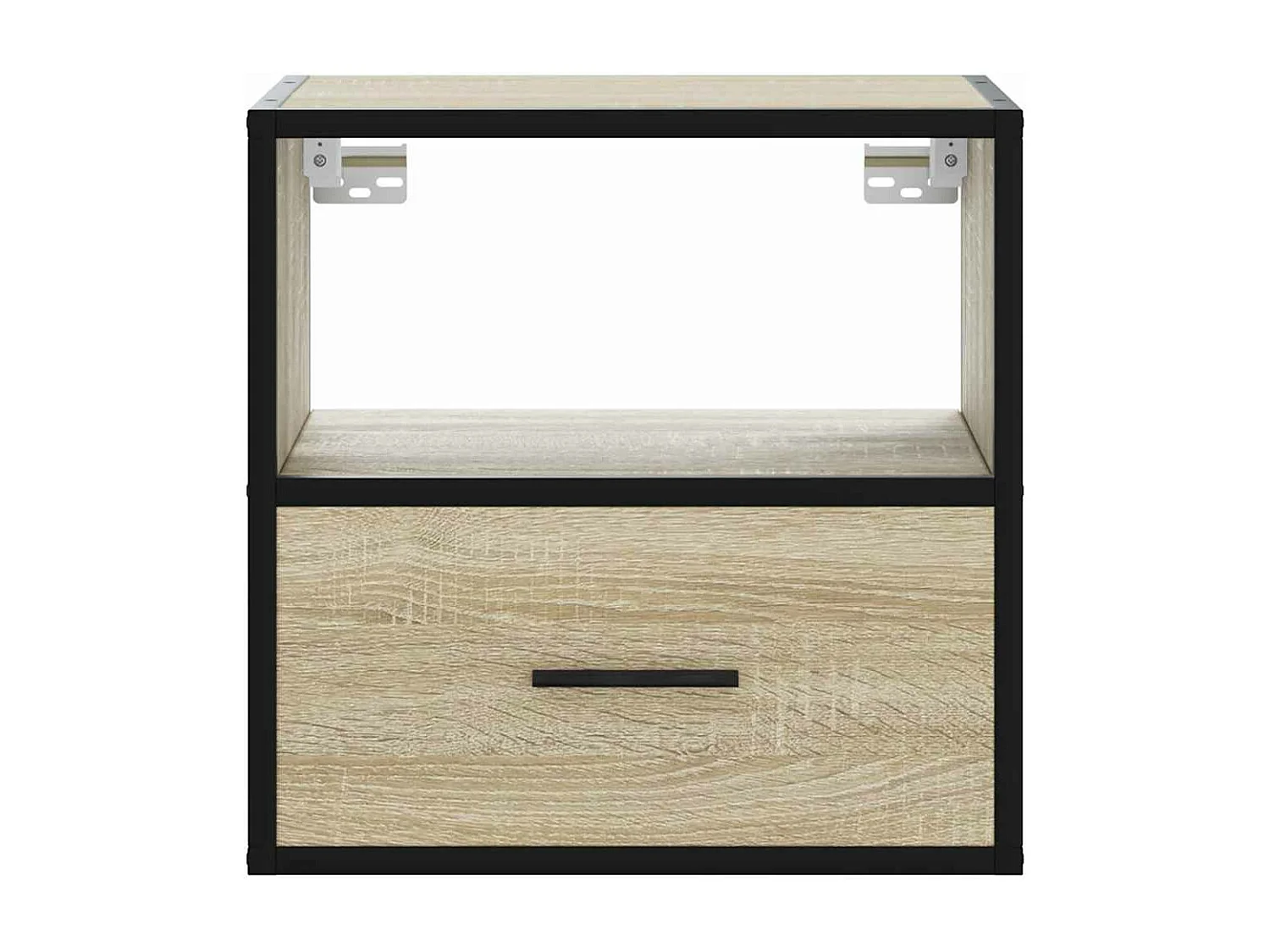 Tables de chevet murales 2 pcs chêne sonoma 40x31x39,5 cm