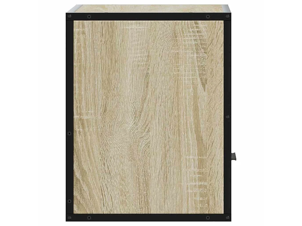 Comodini a Muro 2 pz Rovere Sonoma 40x31x39,5 cm