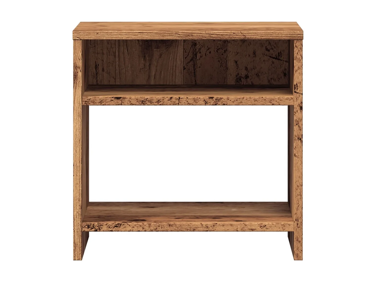 Nachttische 2 Stk. Altholz-Optik 40x30x40 cm Holzwerkstoff