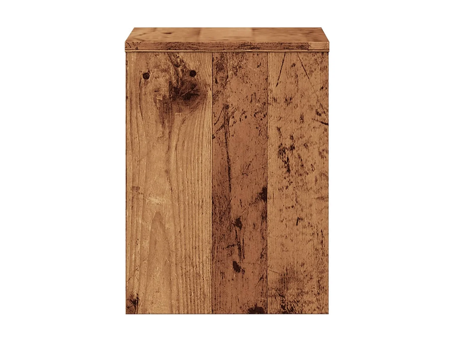 Mesitas de noche 2 uds madera ingeniería envejecida 40x30x40 cm