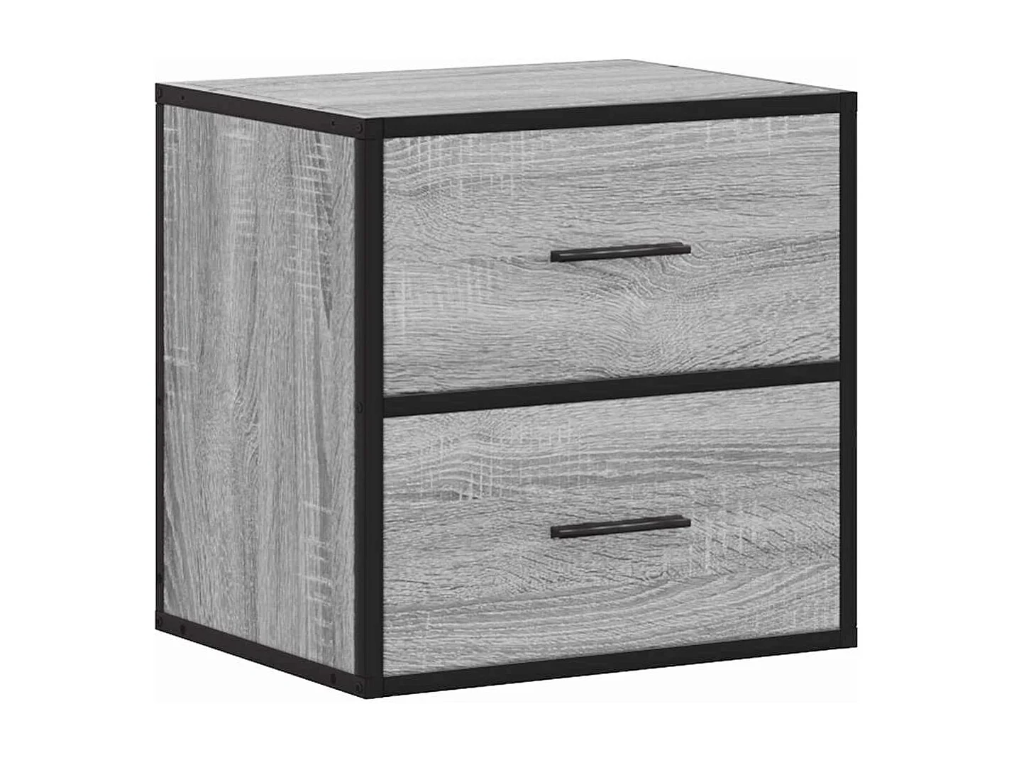 Wand-Nachttisch Grau Sonoma 40x31x39,5 cm