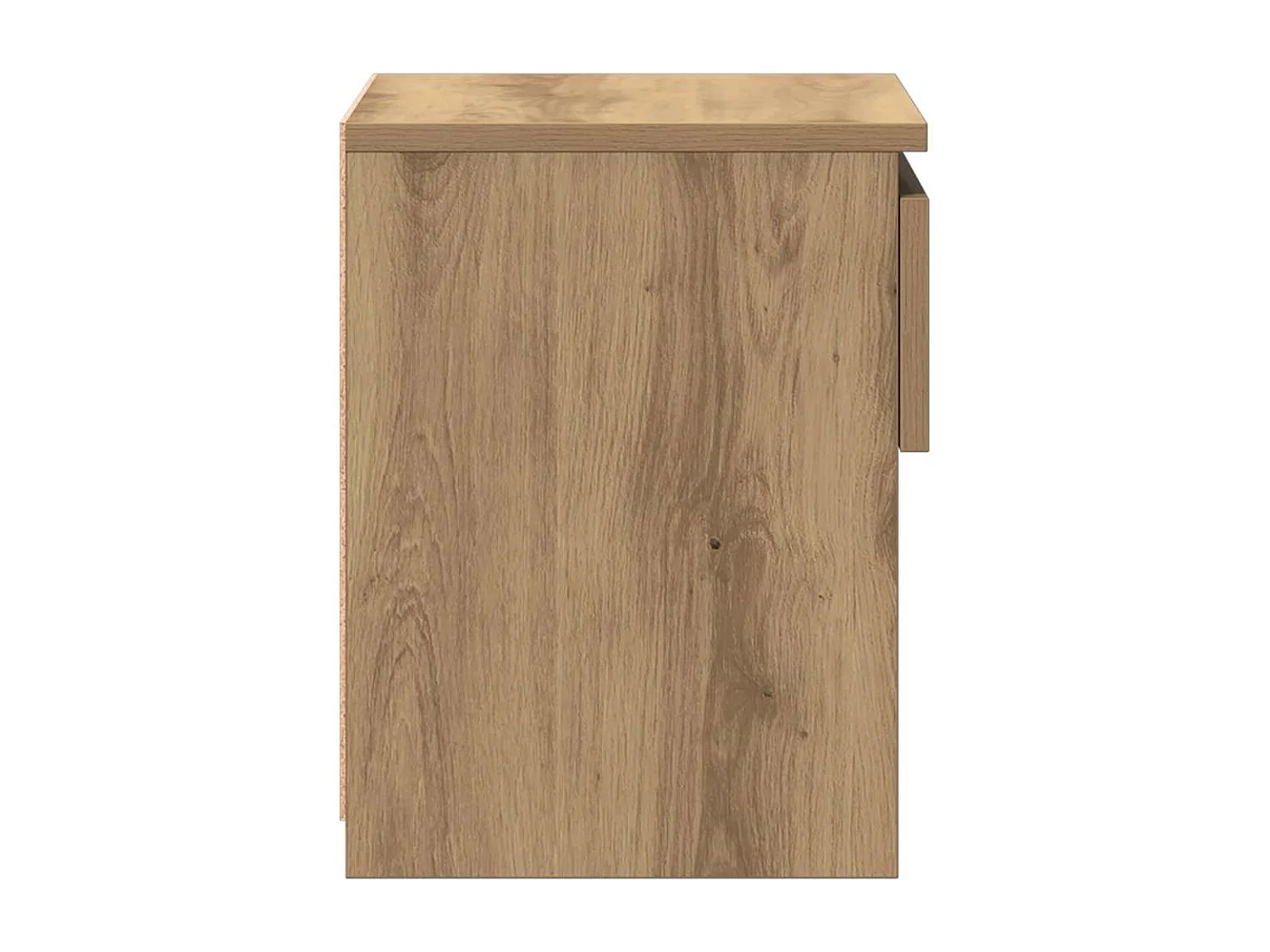 Nachtkastjes 2 st 40x30x39 cm bewerkt hout artisanaal eiken