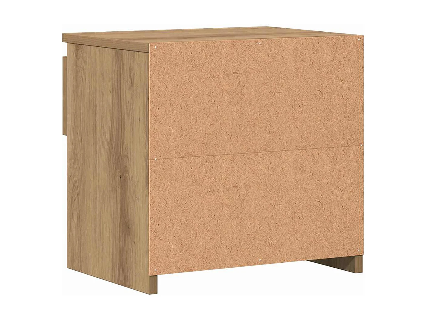 Nachtkastjes 2 st 40x30x39 cm bewerkt hout artisanaal eiken