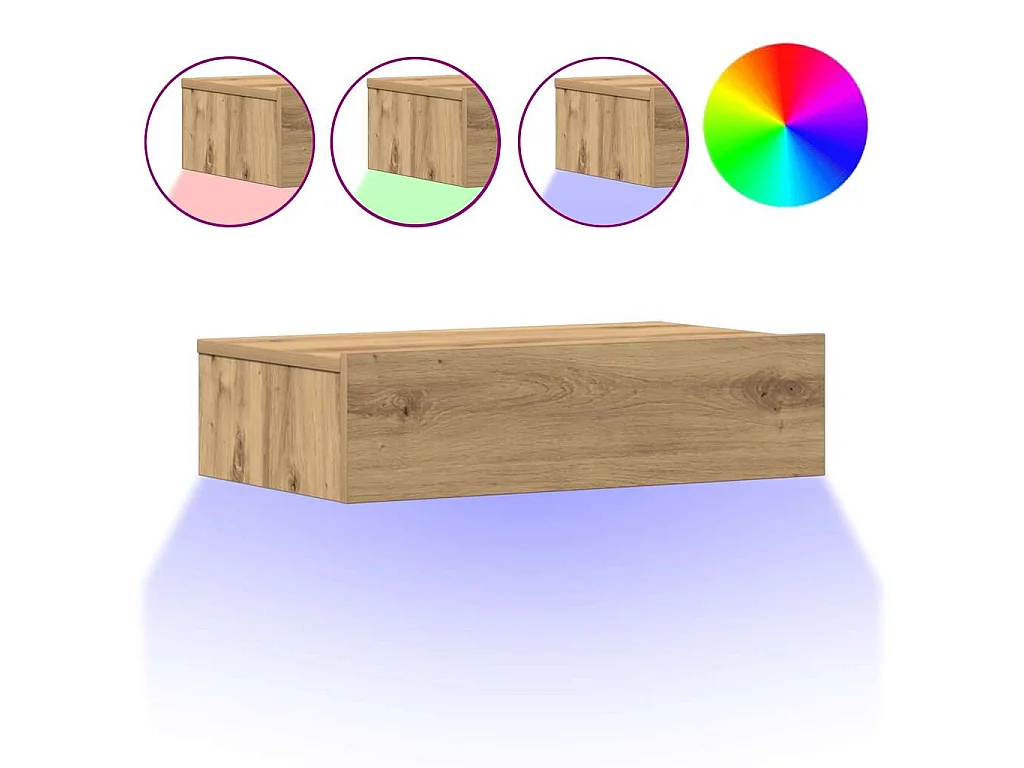 Nachttisch Artisan-Eiche 60x35 cm Holzwerkstoff