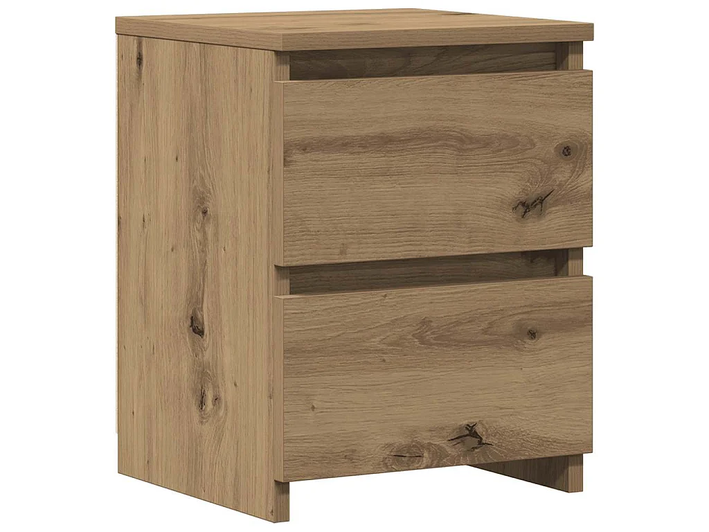 Mesa cabeceira 30x30x40 cm derivados madeira carvalho artisiano