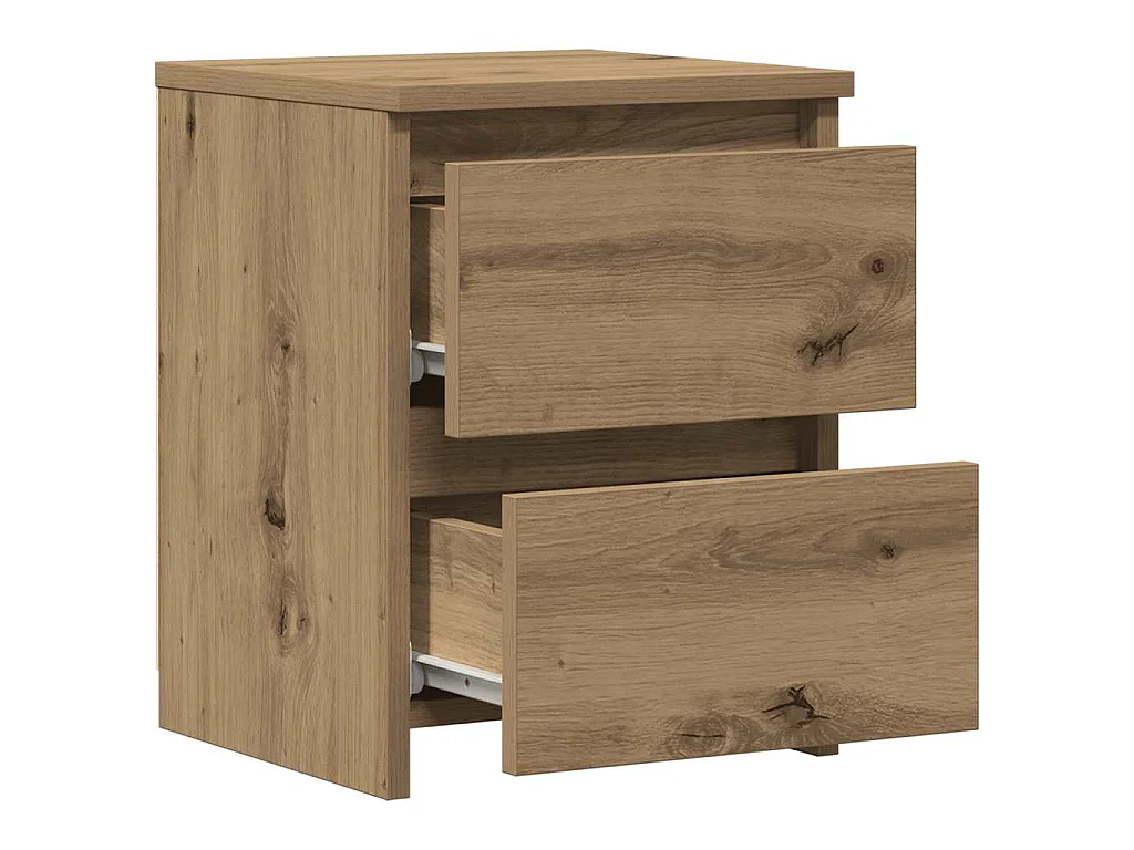 Mesa cabeceira 30x30x40 cm derivados madeira carvalho artisiano