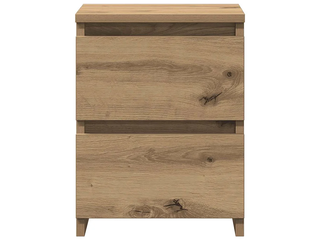 Mesa cabeceira 30x30x40 cm derivados madeira carvalho artisiano