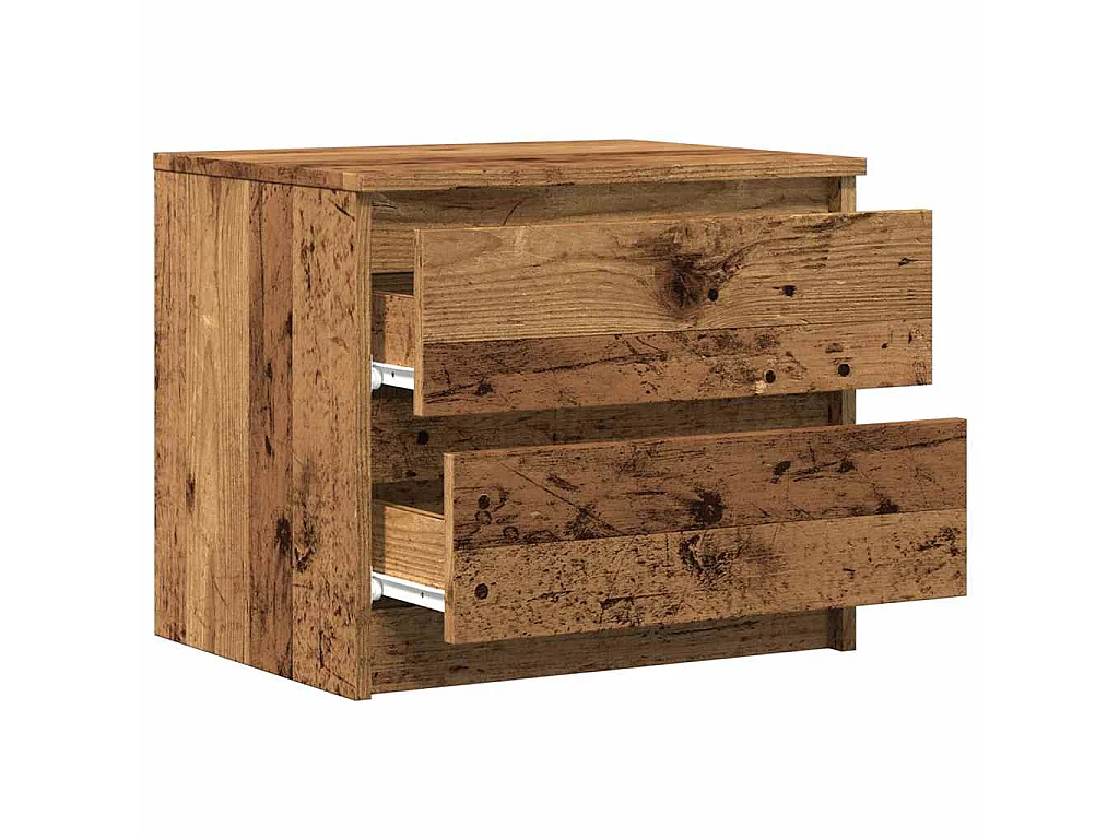 Nachttisch Altholz-Optik 50x40x43,5 cm Holzwerkstoff