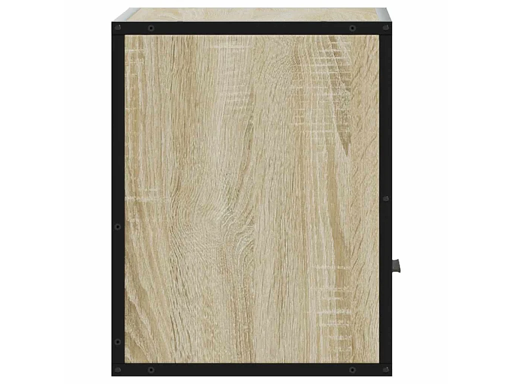 Table de chevet murale chêne sonoma 40x31x39,5 cm