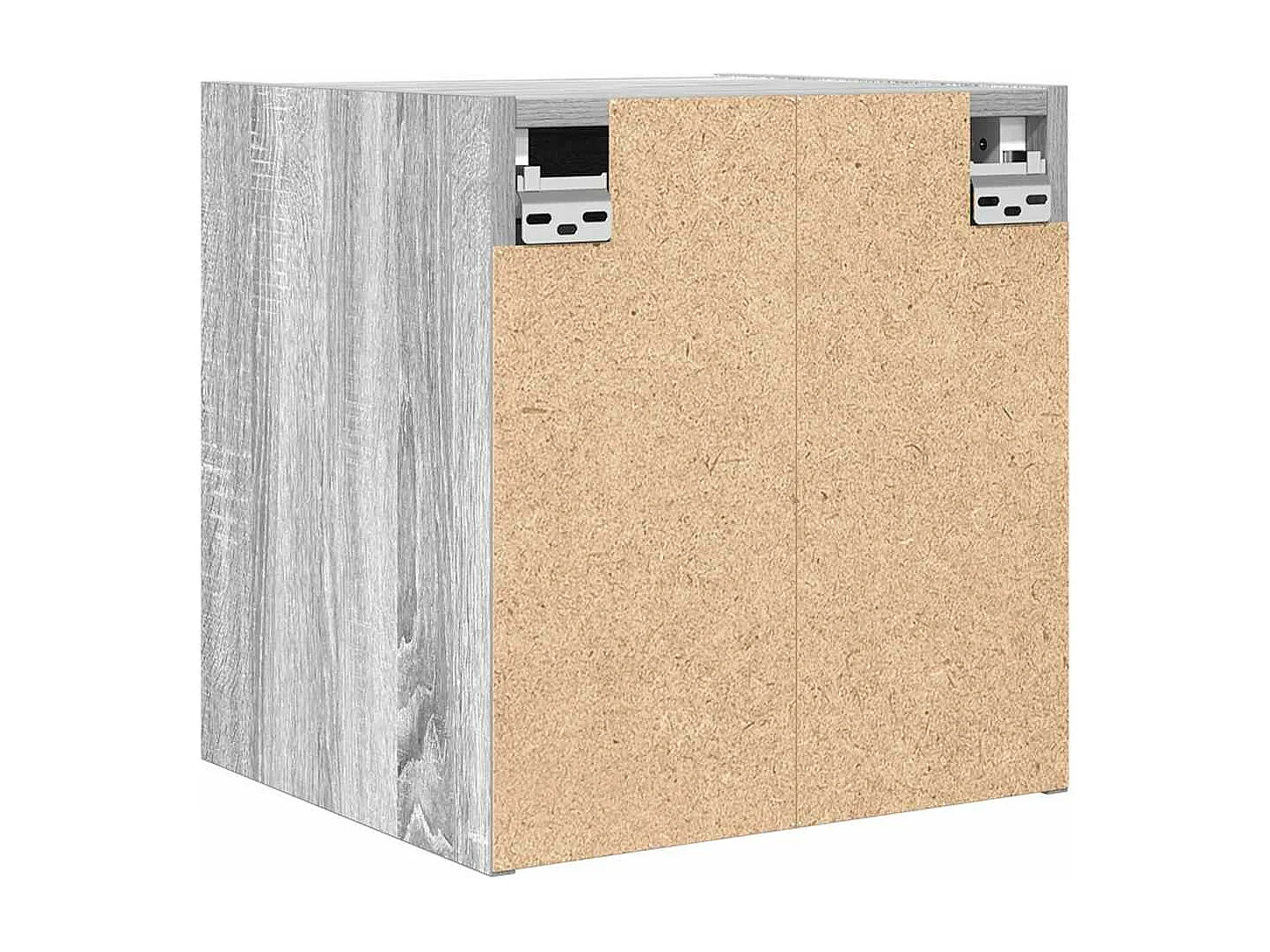 Table de chevet murale sonoma gris 38x34x40 cm