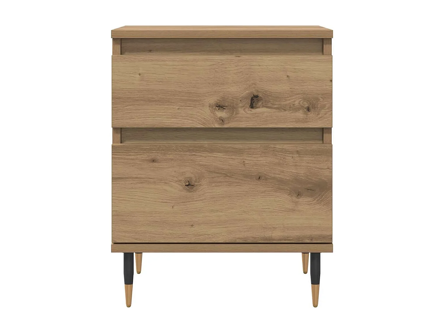Comodino Rovere Artigianale 40x35x50 cm in Legno Multistrato