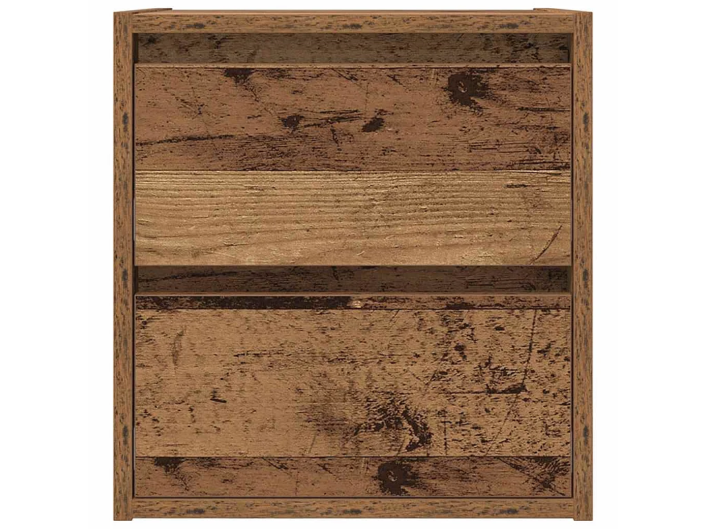 Comodino a Muro Legno Antico 38x34x40 cm