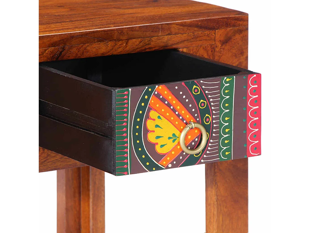 Nachtkastje 2 st 40x40x36 cm massief acaciahout