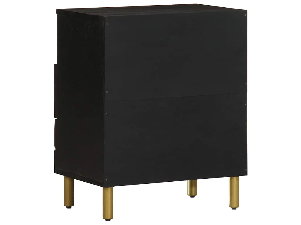 Nachttisch Schwarz 50x33x62 cm Holzwerkstoff