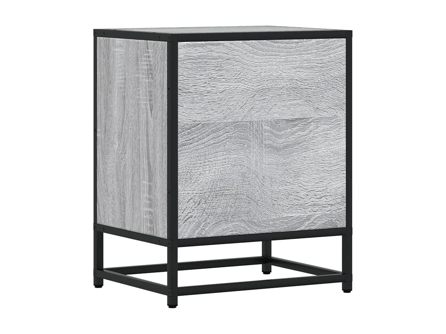 Table de chevet sonoma gris 40x31x50 cm bois d'ingénierie