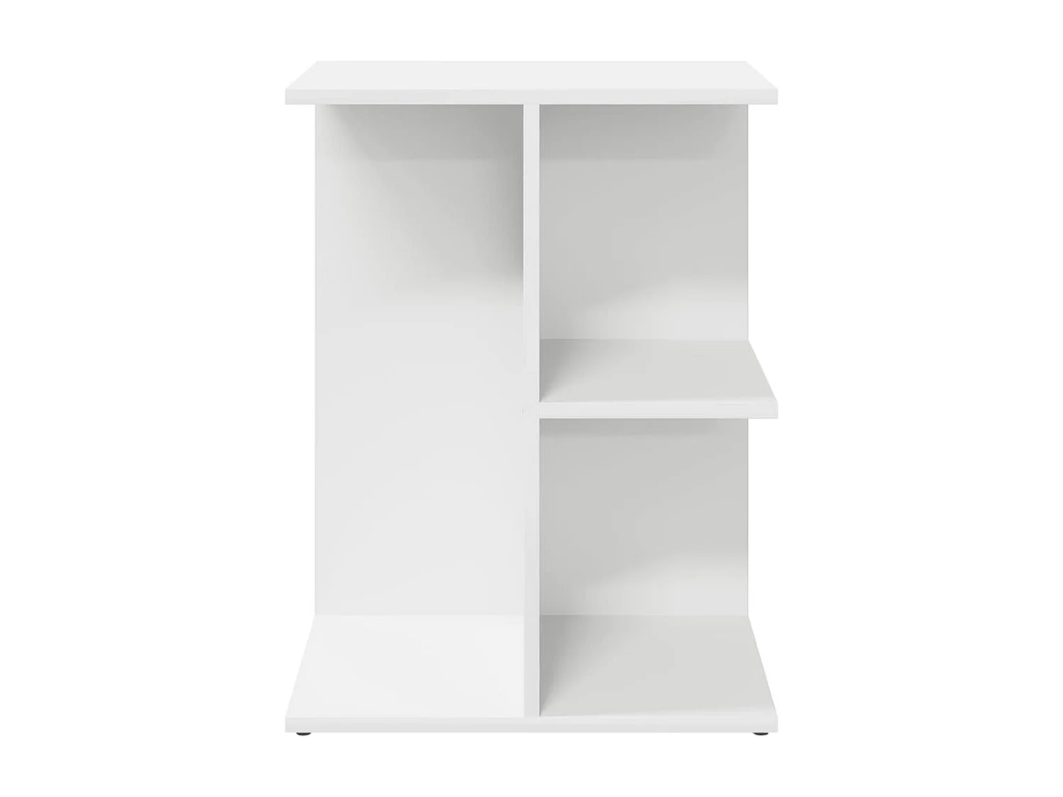 Tables de chevet 2 pcs blanc 46,5x29x61 cm bois d’ingénierie