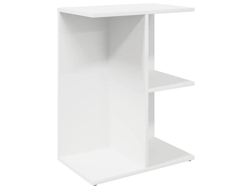 Nachttische 2 Stk. Weiß 46,5x29x61 cm Holzwerkstoff